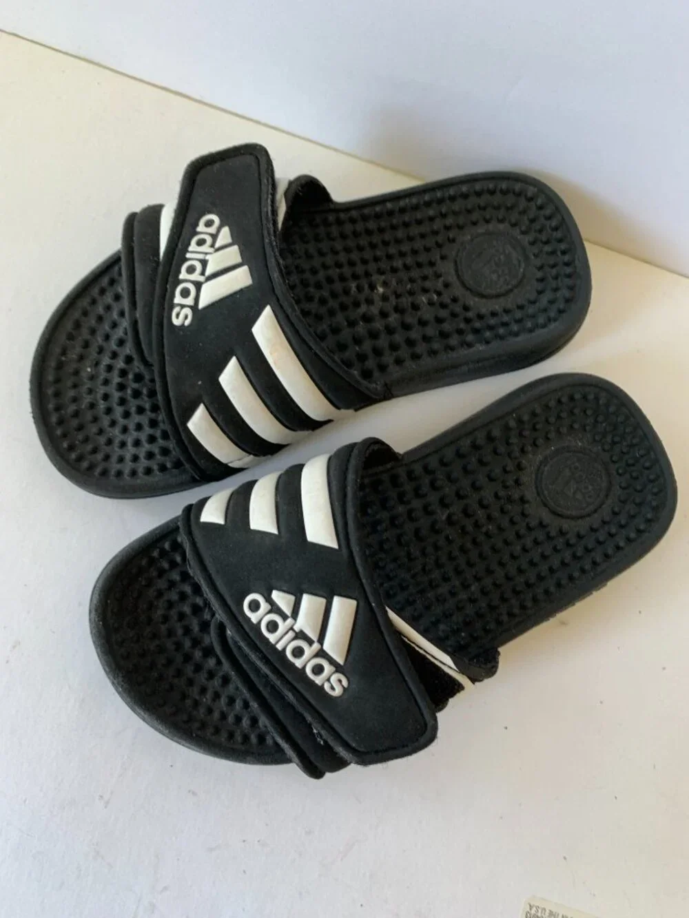 Adidas Kids Sandals Black & White Size 12K (125511612) - Picture 2 of 7